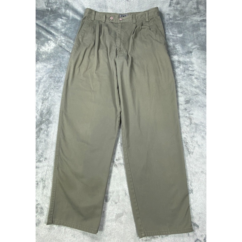 Vintage Bugle Boy Pants Fits 32x29 Mens Wide Pleated Front Dad Core Classic Fit